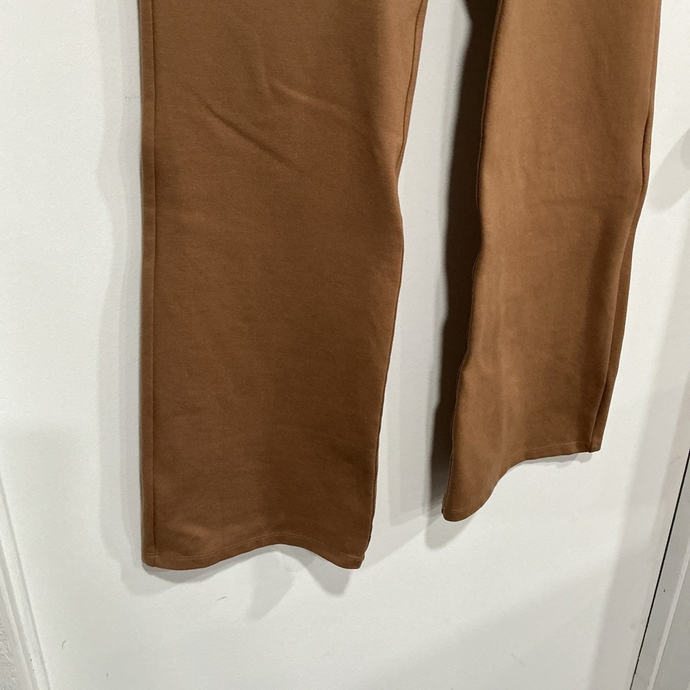 Quince Ultra Stretch Ponte Bootcut Pants, Roasted Pecan Brown, Size Small - Picture 4 of 11